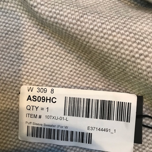 Rachel Zoe NWT  Viscose Mix, Biege/ cream , mock turtleneck sweater- L - Picture 5 of 5